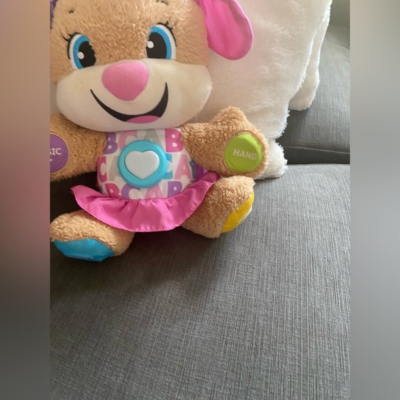 Fisher-Price Plush Learning Toy with Pink and Purple Accents - Picture 6 of 6
